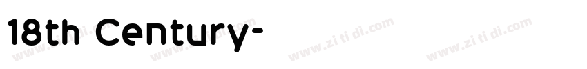18th Century字体转换